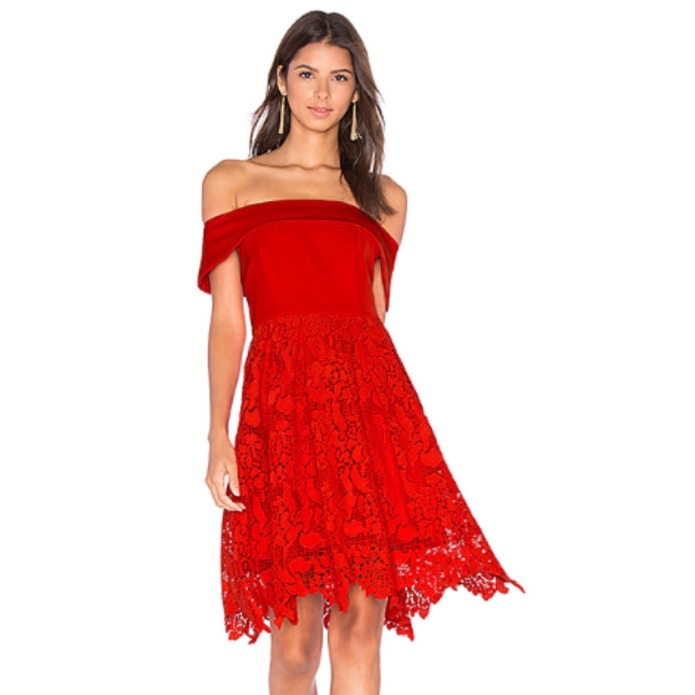 Lumier Red Dress - Picture 1 of 2
